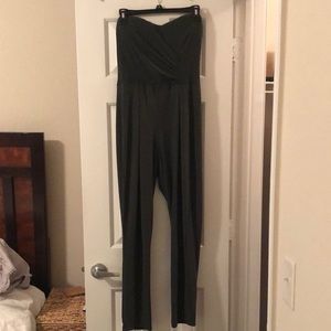 Fashion Nova olive green jumpsuit
